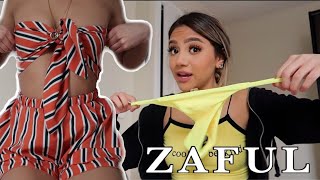 TRY ON SUMMER CLOTHING & SWIMSUIT HAUL| ZAFUL