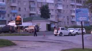Опасный перекрёсток в Ливадии по дороге к пляжам
