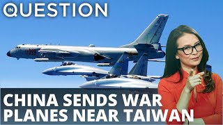 US support for Taiwan strengthens as China sends war planes nearby