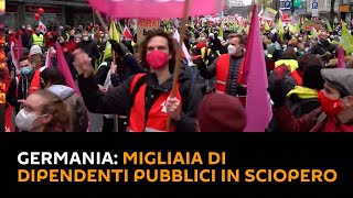 #Germania: migliaia di dipendenti pubblici in sciopero