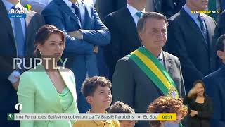 Brazil: Pres Bolsonaro attends Independence Day ceremony in Brasilia