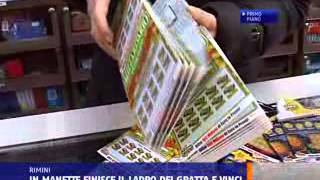 IN MANETTE FINISCE IL LADRO DEI GRATTA E VINCI