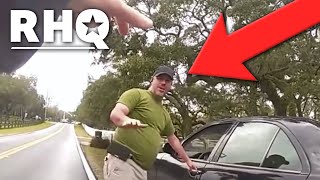 Triggered Cop Told To Settle Down During Traffic Stop