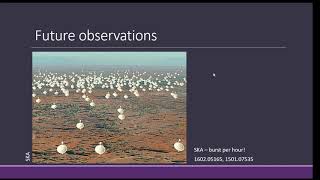 Fast radio bursts.