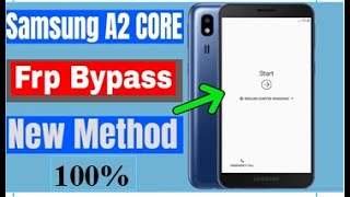 Samsung A2 Core Frp BypassReset Google Account Lock  No Sim Pin  No Calling Tool New