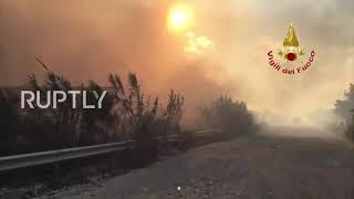 Italy: Two dead from smoke inhalation amid raging wildfires in Calabria