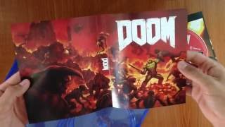 Unboxing: DOOM PS4 Издание Мвидео