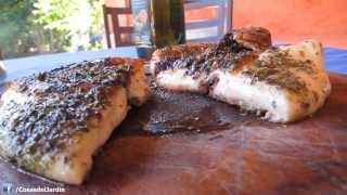 receta de provoleta a la parrilla con costra crocante - parrilla argentina