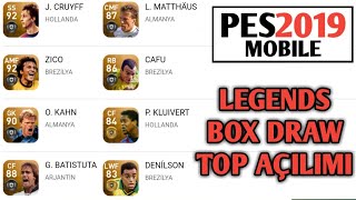 LEGENDS:Worldwide BOX DRAW Pack Opening  - PES 2019 MOBİLE TOP AÇILIMI