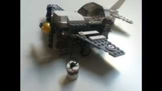 How to make a lego P-51 Mustang (WW2/korean war plane)
