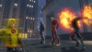 [DCUO] : Team Flarrow - The Flash The Arrow Firestorm vs The Reverse Flash