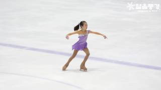 FS #13 정소담,신주초2 @ 2017년 피겨 종별선수권 D조 여자초등부 저학년