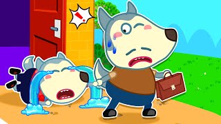 When Dad's Away - Daddy, please come back home! | Funny Stories for Kids About Family