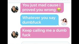 DANIELLE BREGOLI AND MALU FIGHTING OVER TEXT (not real)