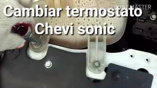 P0597 Chevy Sonic 2012 2013 2014 2013 como cambiar termostato electrónico