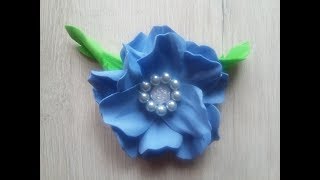 Броши из фоамирана своими руками. Broches DIY en Foamiran.