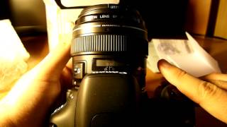 Canon EF 85/1,8 USM Распаковка и краткий обзор/Unboxing