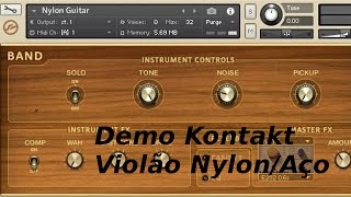 Demo - Nylon/Steel Acoustic Guitar - Kontakt + 23 Gb Factory Default Samples