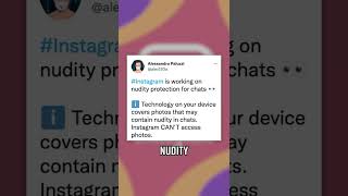 Instagram Is Trying to Protect You from Unwanted Nudes #Shorts