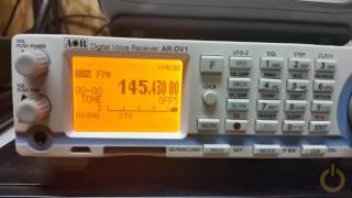 AOR SDR receiver AR-DV1 - Unboxing and first Digital C4FM test