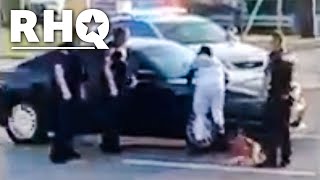 White Cops Unleash Attack Dog On Unarmed Black Man