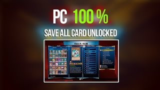 ✔ YU GI OH LEGACY OF THE DUELIST GAME PC : Save Game All Unlocker Card