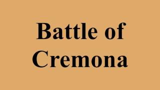 Battle of Cremona