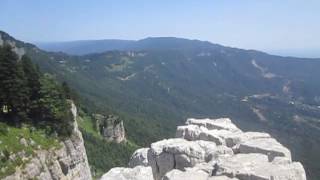 Вид на Ткибули с горы
