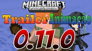 Trailer de animação do Minecraft PE 0.11.0 (aranhas, barcos,lulas e etc...)