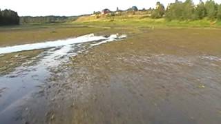Мотор болотоход 22 л.с., р. Мошевица, Пермский край. 2016г.
