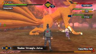 Naruto Shippuden: Kizuna Drive - PSP - Ch. #16. The False Nine-Tails Appears! [2/2]