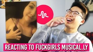 PLEASE STOP THIS!! // REACTING TO FUCKGIRL MUSICAL.LY