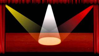 Opening Curtains Lights Flashing Stage Animation Anime Studio Bone Dynamics