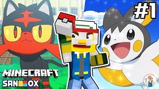 냐오불♥에몽가?! 새로운 모험 시작이야~!! | 마인크래프트 포켓큐브모드 생존기 1화 | Minecraft Pokemon | [최케빈]