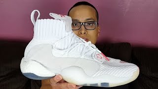 Basketball Or Lifestyle Shoes? Adidas Crazy BYW X Cloud White / Collegiate Navy / Bright Red Review!