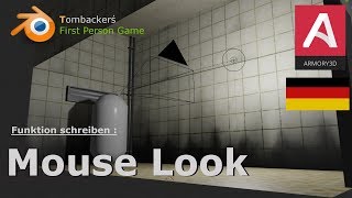 First Person Steuerung! / First Person Blender Armory 3D Game. [GER]