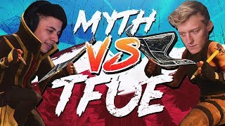 Myth vs Tfue & HighDistortion - Pro Playgrounds (1v1 BUILD BATTLES!)