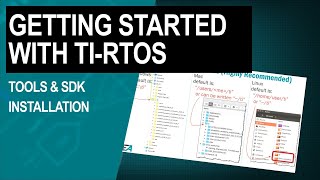 Getting Started with TI-RTOS: Chapter 1—tools/SDK installation