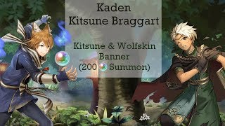 Fire Emblem Heroes: Kitsune and Wolfskin Summon (200 orbs!)