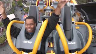 Rev. POV Batman @SFDK w/1st ever Evac on Batman The Ride