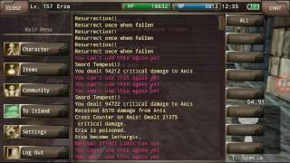 Iruna online gladiator element sword vs 2s red tengu part 3