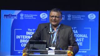CEO PB Shashi Shekhar Vempati shared his views at 1st India International Broadcast Conclave