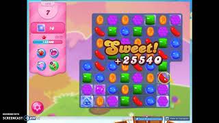Candy Crush Level 1670 Audio Talkthrough, 1 Star 0 Boosters