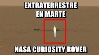 Extraterrestre caminando por Marte visto por el Curiosity Rover NASA HD - Alien seen walking on Mars