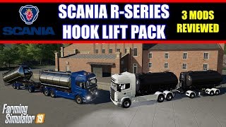 Farming Simulator 19 - Scania R-Series Hook-Lift Pack Mod Review