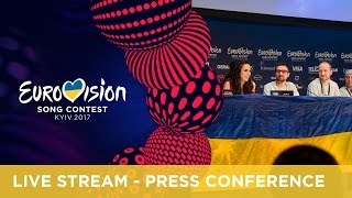 Eurovision Song Contest 2017 - Winners' press conference - First Semi-Final