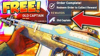 New FREE BAR "OLD CAPTAIN" Gameplay in Call of Duty WW2! (NEW SPECIAL ORDER)