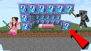 Minecraft: INSANE WATER LUCKY BLOCK BEDWARS! - Modded Mini-Game