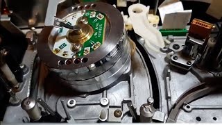 Разбор блока барабана видеоголовок от видеомагнитофона Panasonic NV-SD20.