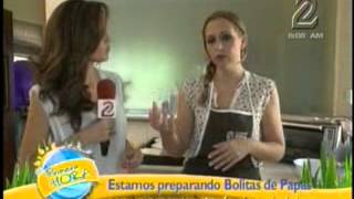 Tortas de Papa y Ensalada Mixta